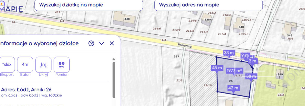 Działka Sprzedaż Łódź Łódź-Widzew 2