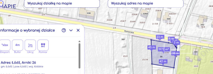 Działka Sprzedaż Łódź Łódź-Widzew 2